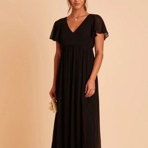 Birdy Grey Hannah Empire Bridesmaid Dress - BLACK
